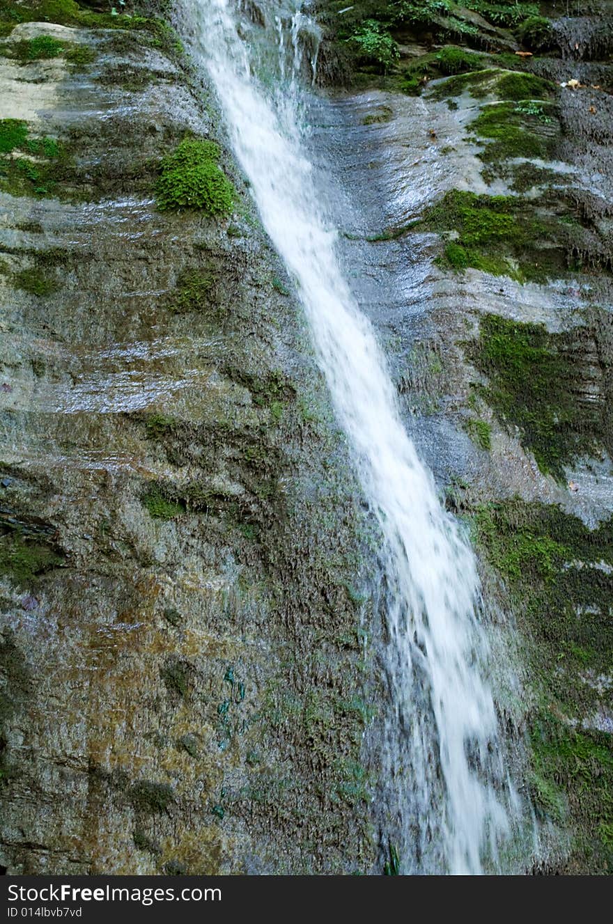 Waterfall at the Ashe river