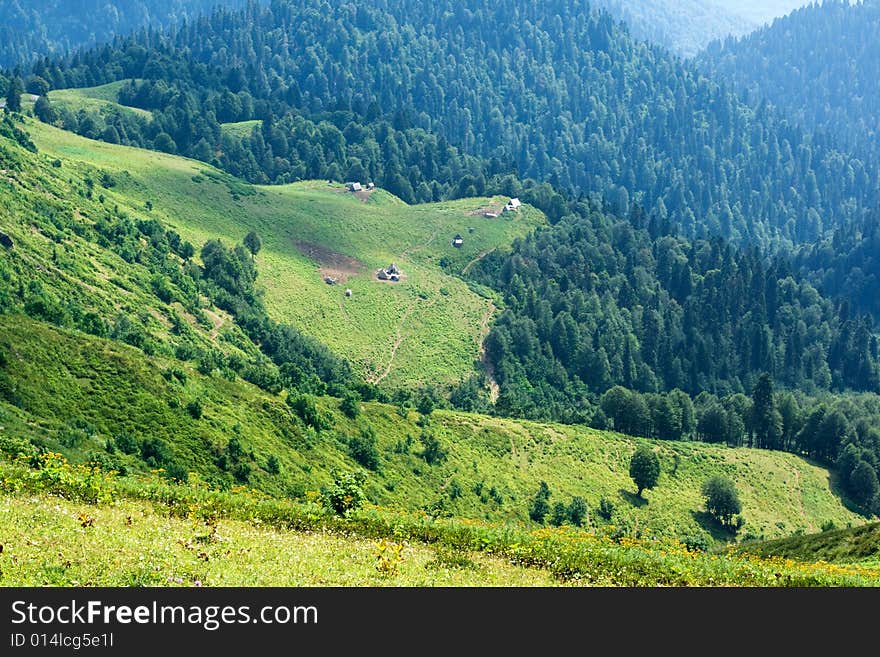 Caucasus mountains