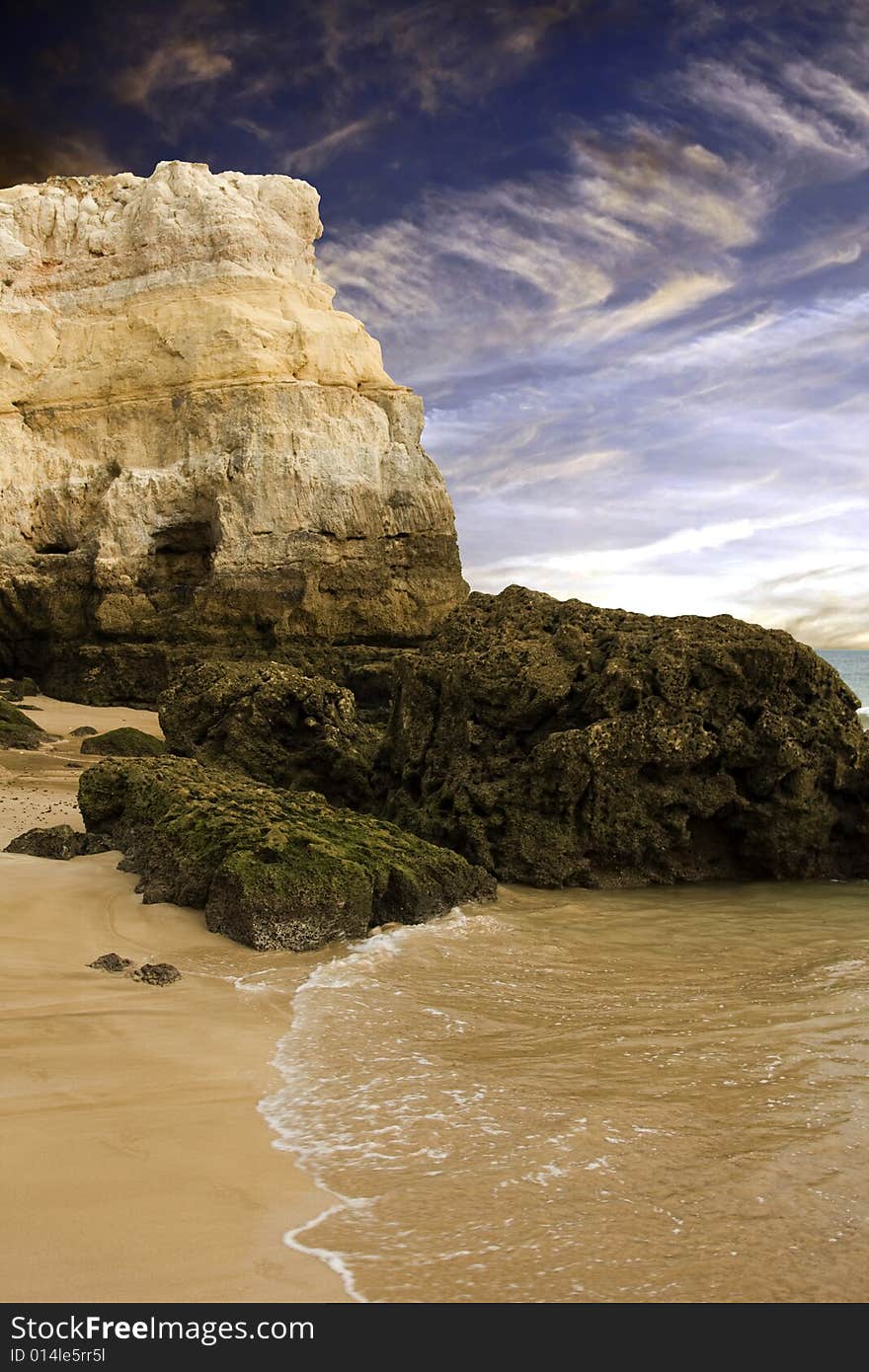 Rocky Coastal Beach in Portugal