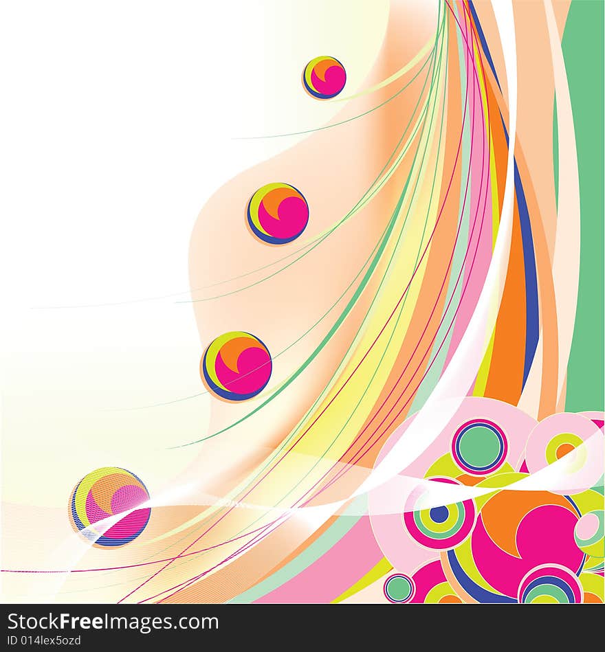 Abstract background in bright colors. Abstract background in bright colors