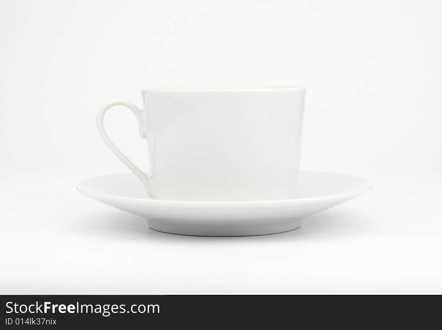 Hot cup of tea over white background. Hot cup of tea over white background