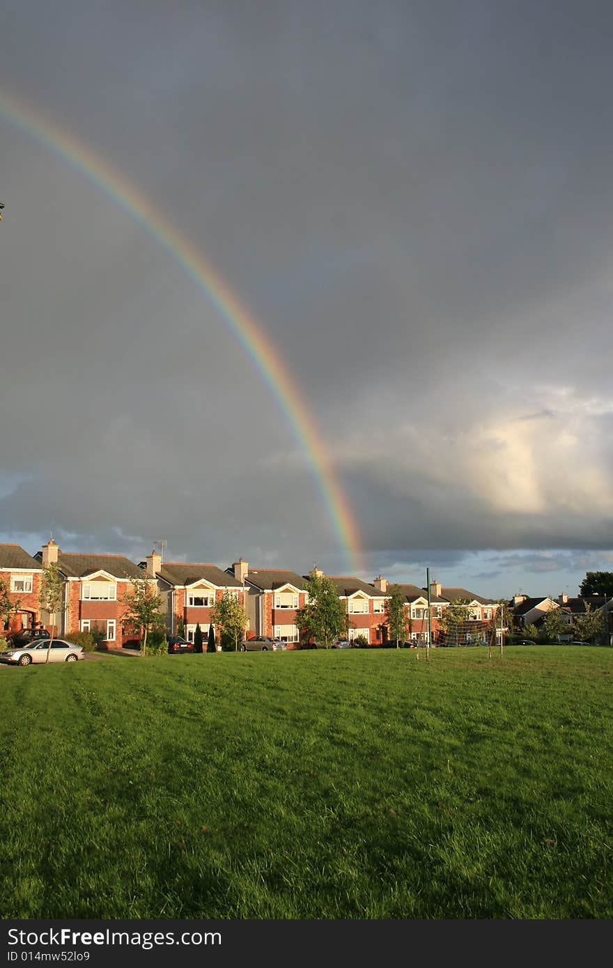 Rainbow in the estate