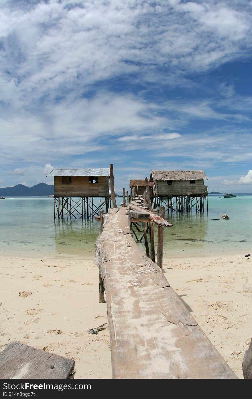 Blue Sky And Clear Water