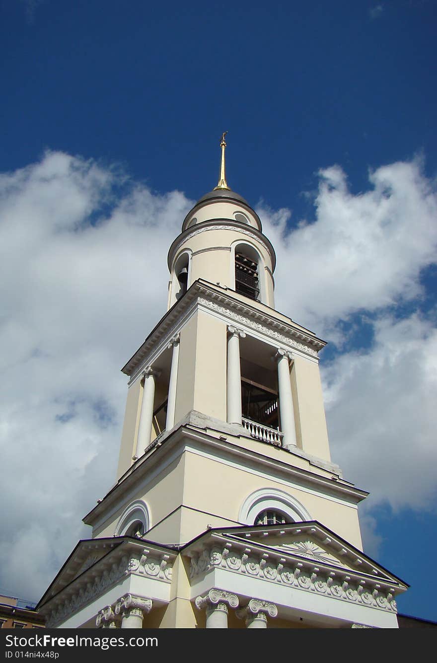 Belltower of a temple of the Big Rise at Nikitsky gate