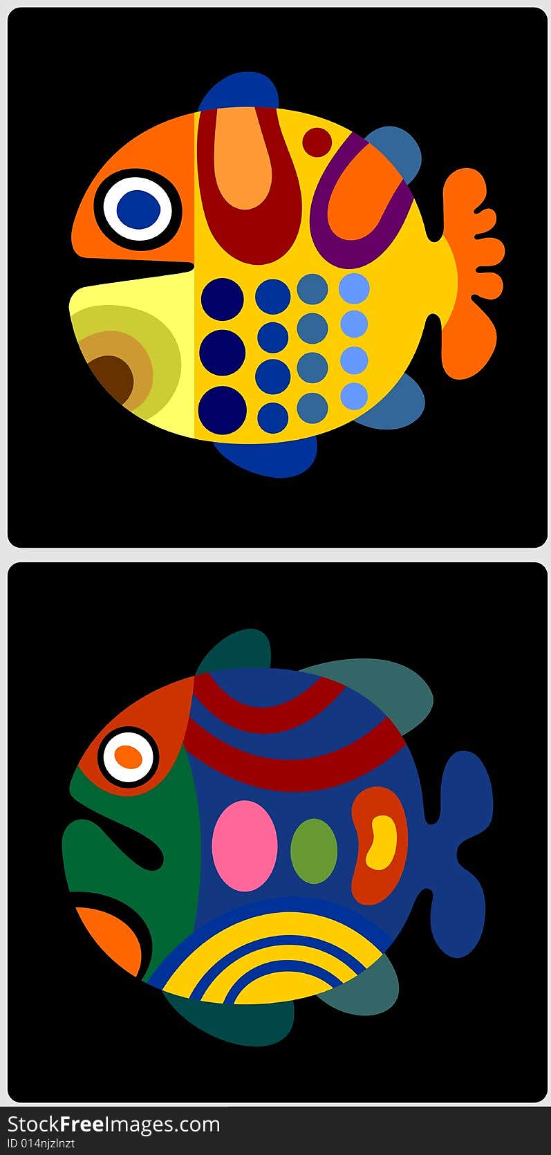 Two Color Fishes