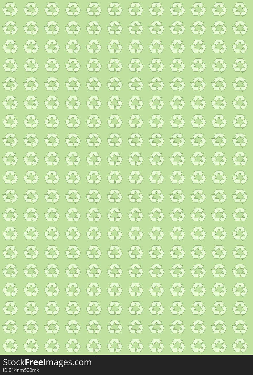 Go Green Recycle Background