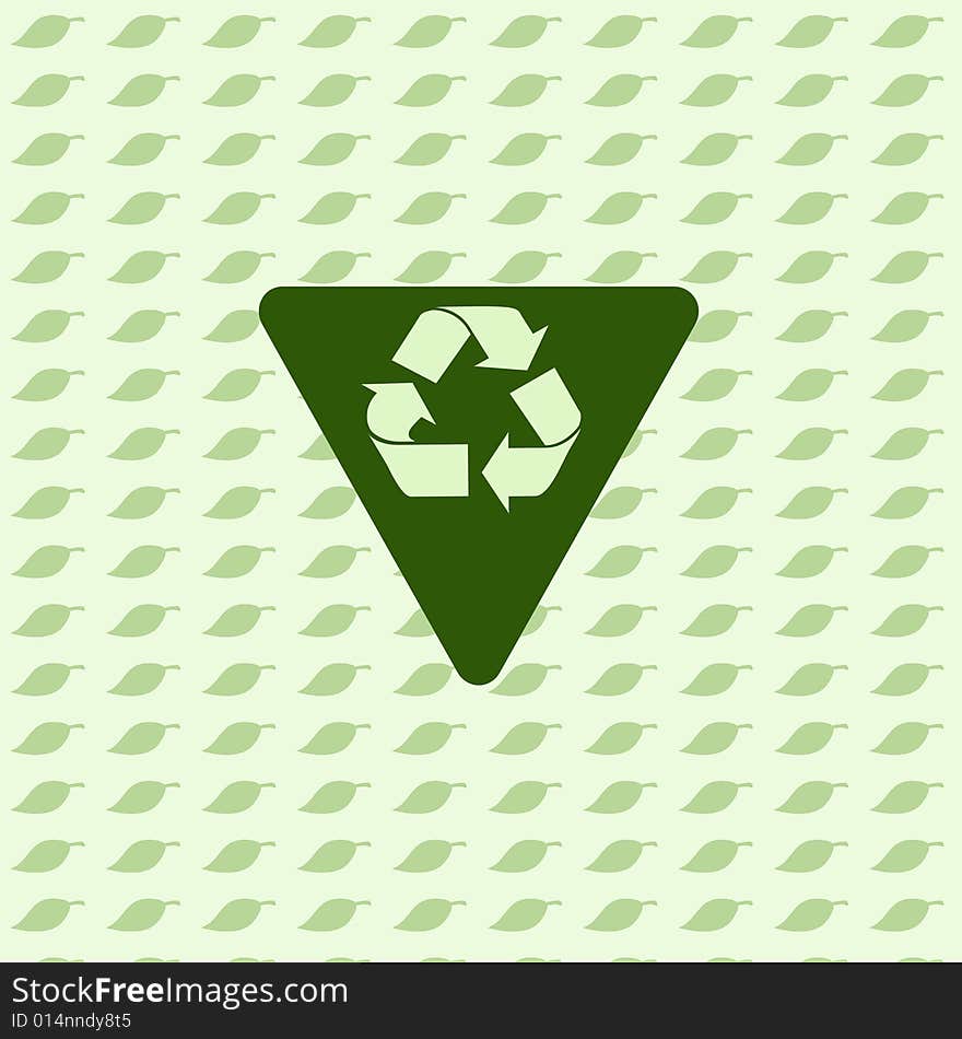 Go Green Recycle Background