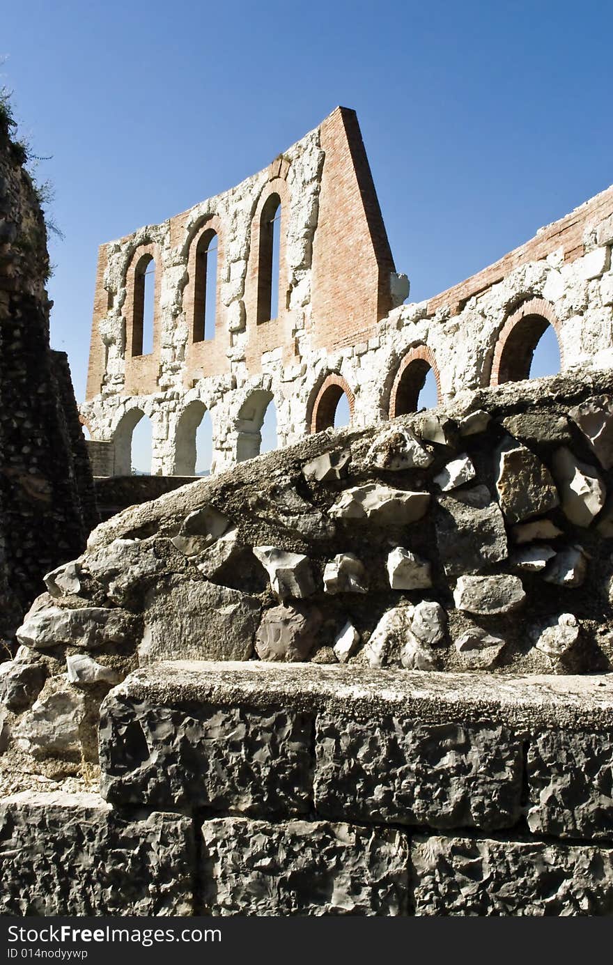 Roman Theater At Gubbio