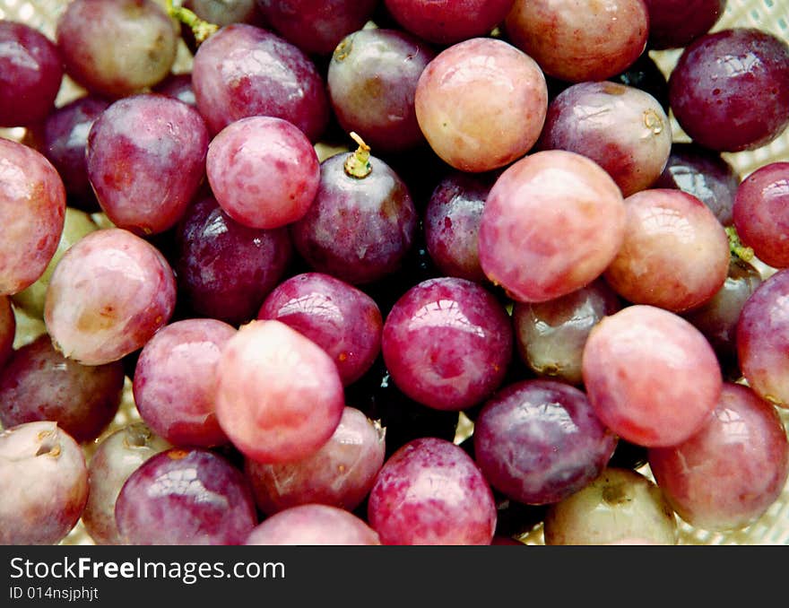 Purple grapes