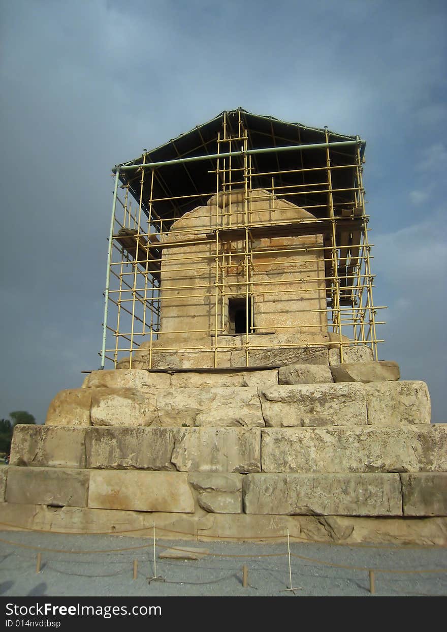 The tomb of Cyrus the Great is the most important monument in Pasargad.
Pasargad, the first capital of the Achaemenid Empire, lies in ruins 43 kilometers from Persepolis, in present-day Fars province of Iran. The tomb of Cyrus the Great is the most important monument in Pasargad.
Pasargad, the first capital of the Achaemenid Empire, lies in ruins 43 kilometers from Persepolis, in present-day Fars province of Iran.