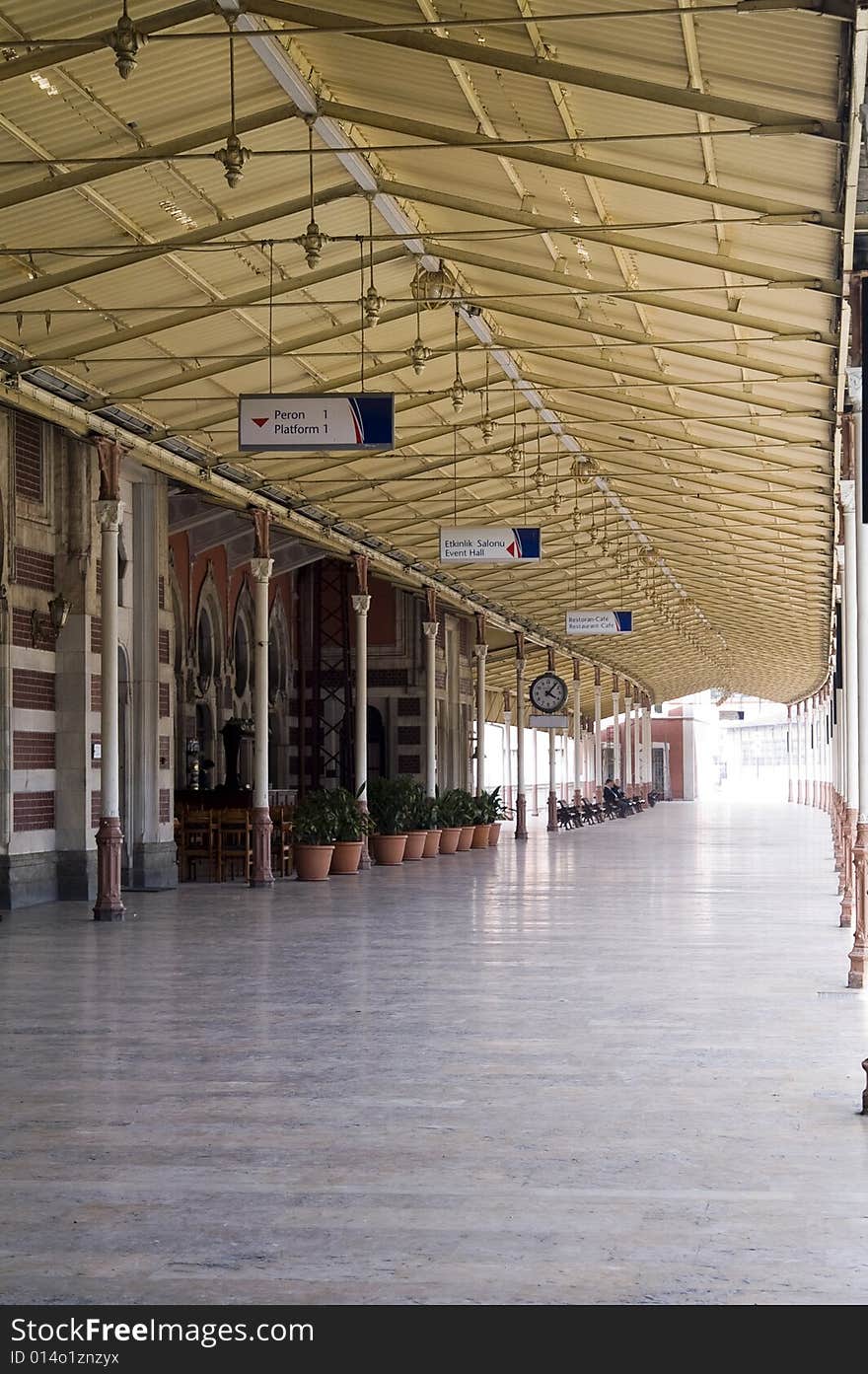 Railroad station (Sirkeci Station in Istanbul)