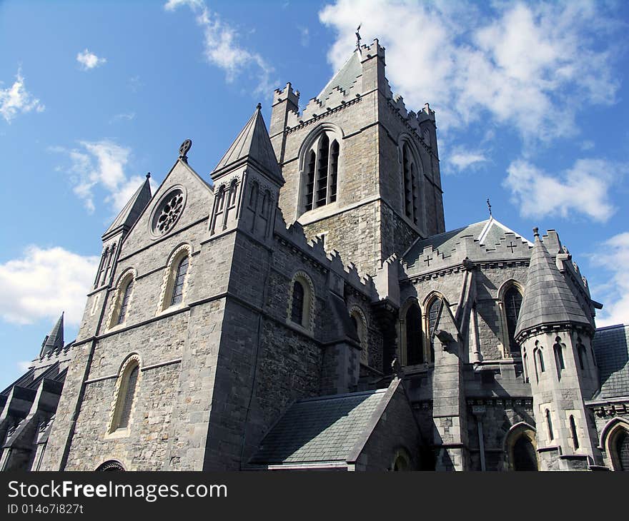 Christs church, the oldest building in Dublin, Ireland. September 2008. Christs church, the oldest building in Dublin, Ireland. September 2008.