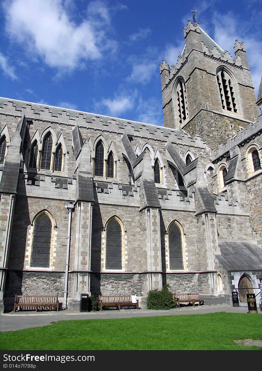 Christs church, the oldest building in Dublin, Ireland. September 2008. Christs church, the oldest building in Dublin, Ireland. September 2008.