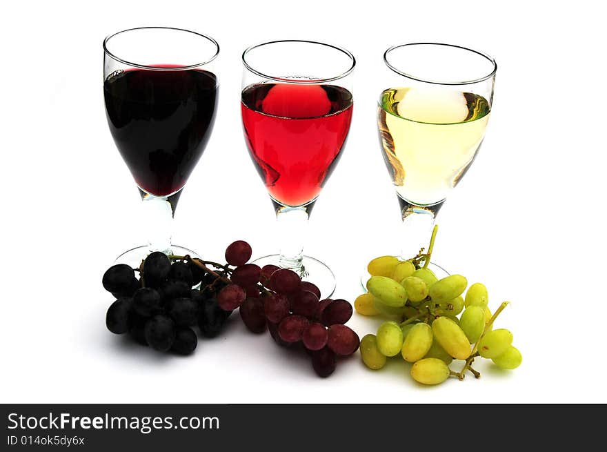 Wine and grapes