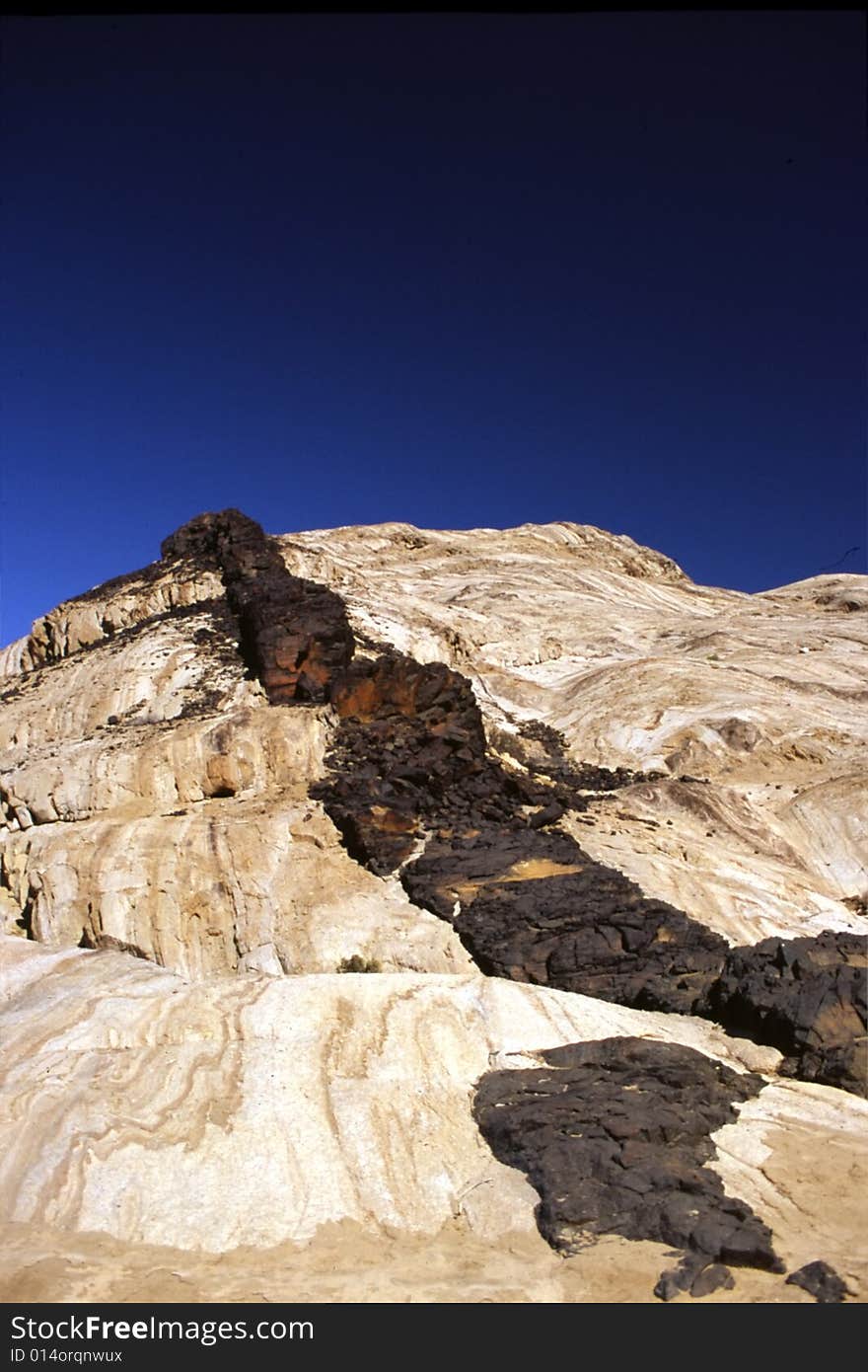 Blu sky and rock