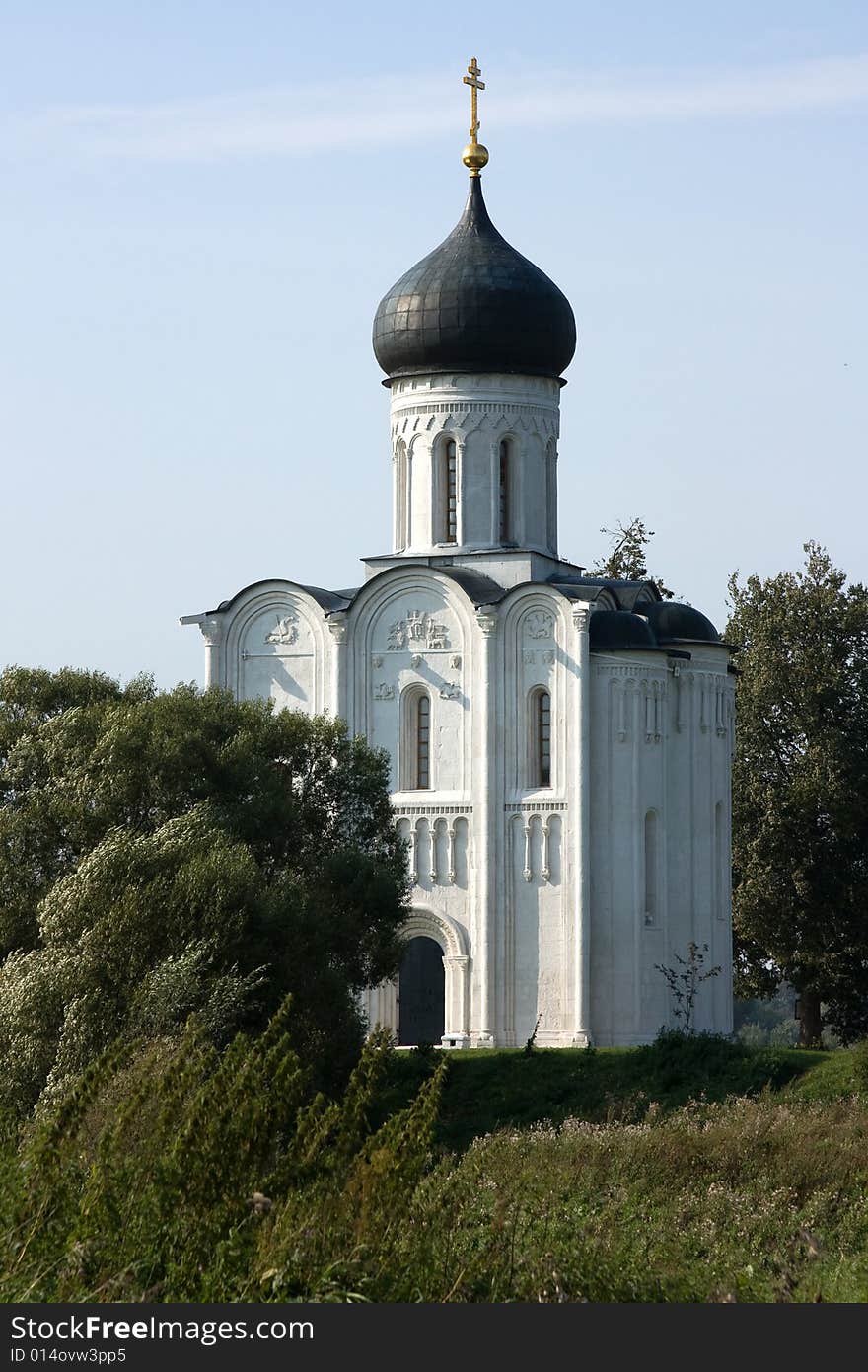 The Church of the Intercession of the Holy Virgin on the Nerl River is known for simplicity of its forms and nature landscape surrounding it. The Church of the Intercession of the Holy Virgin on the Nerl River is known for simplicity of its forms and nature landscape surrounding it.