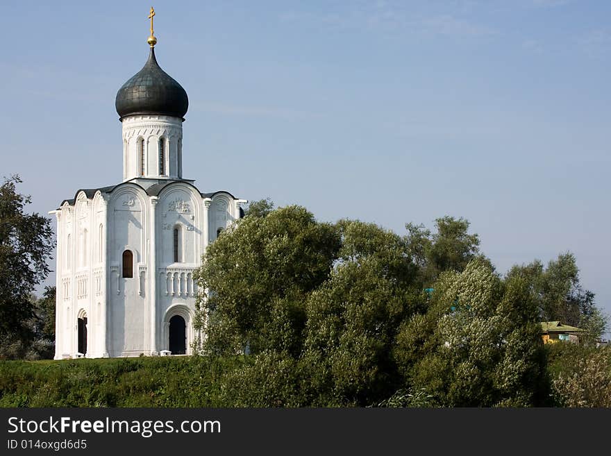 The Church of the Intercession of the Holy Virgin on the Nerl River is known for simplicity of its forms and nature landscape surrounding it. The Church of the Intercession of the Holy Virgin on the Nerl River is known for simplicity of its forms and nature landscape surrounding it.