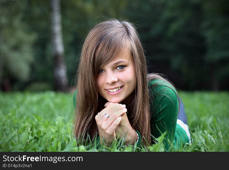 Portrait of the gorgeous girl