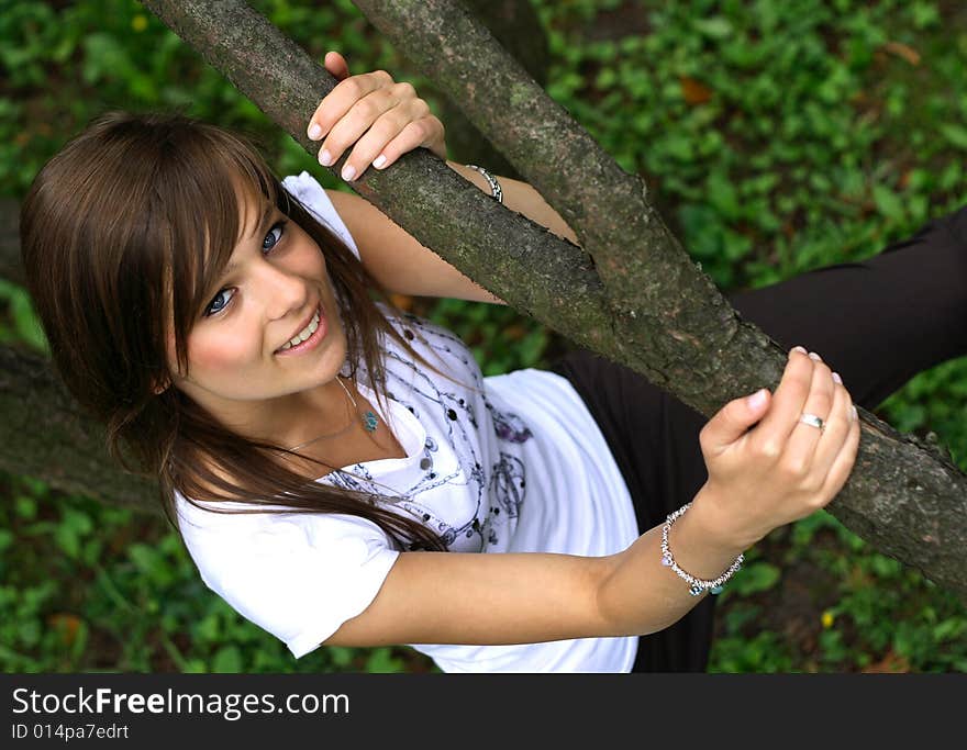 Picture of a teenager looking on the camera. Picture of a teenager looking on the camera