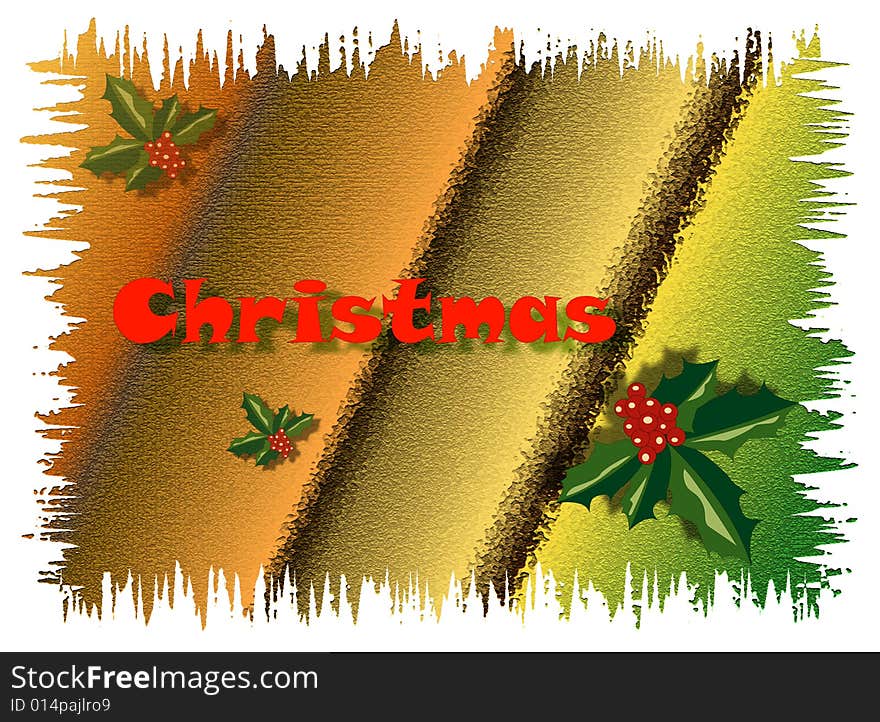 Brightly color christmas card with snowflakes. Brightly color christmas card with snowflakes