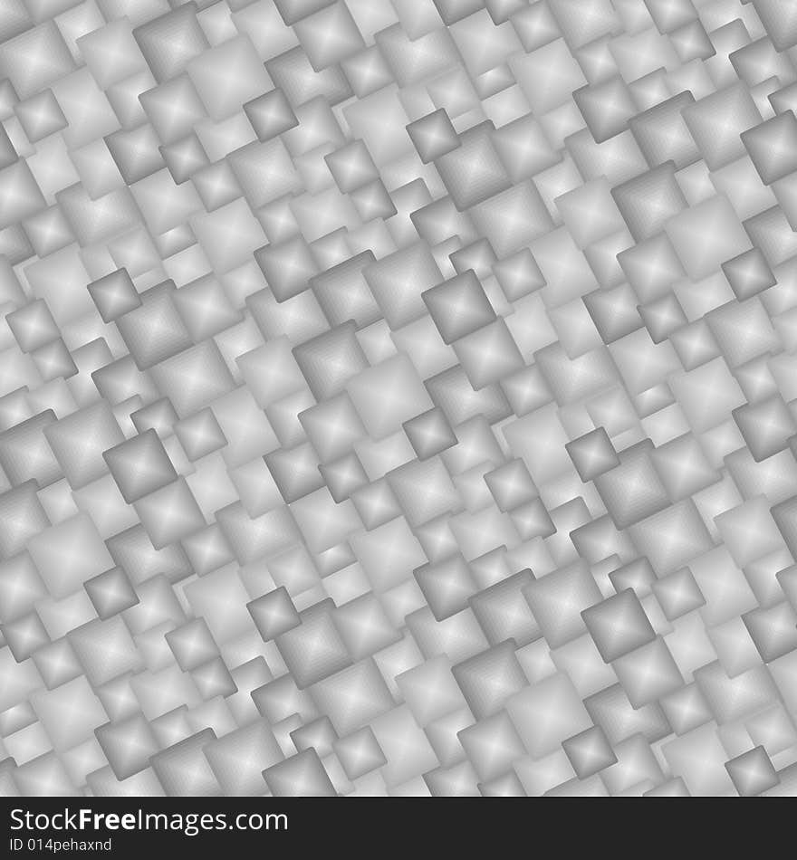 Neutral 3d tiles - seamless grey vector pattern. Neutral 3d tiles - seamless grey vector pattern