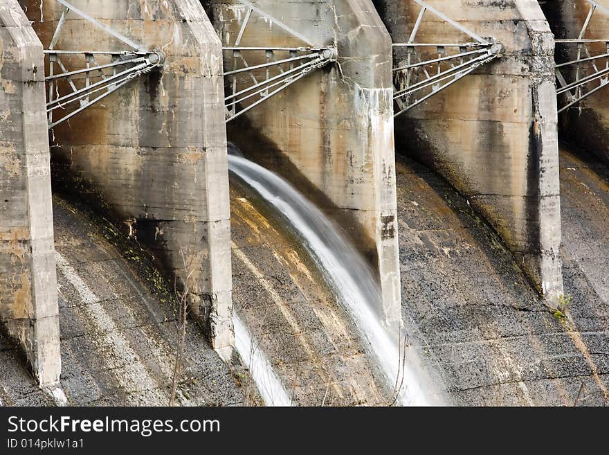 Flood gates of a Dam