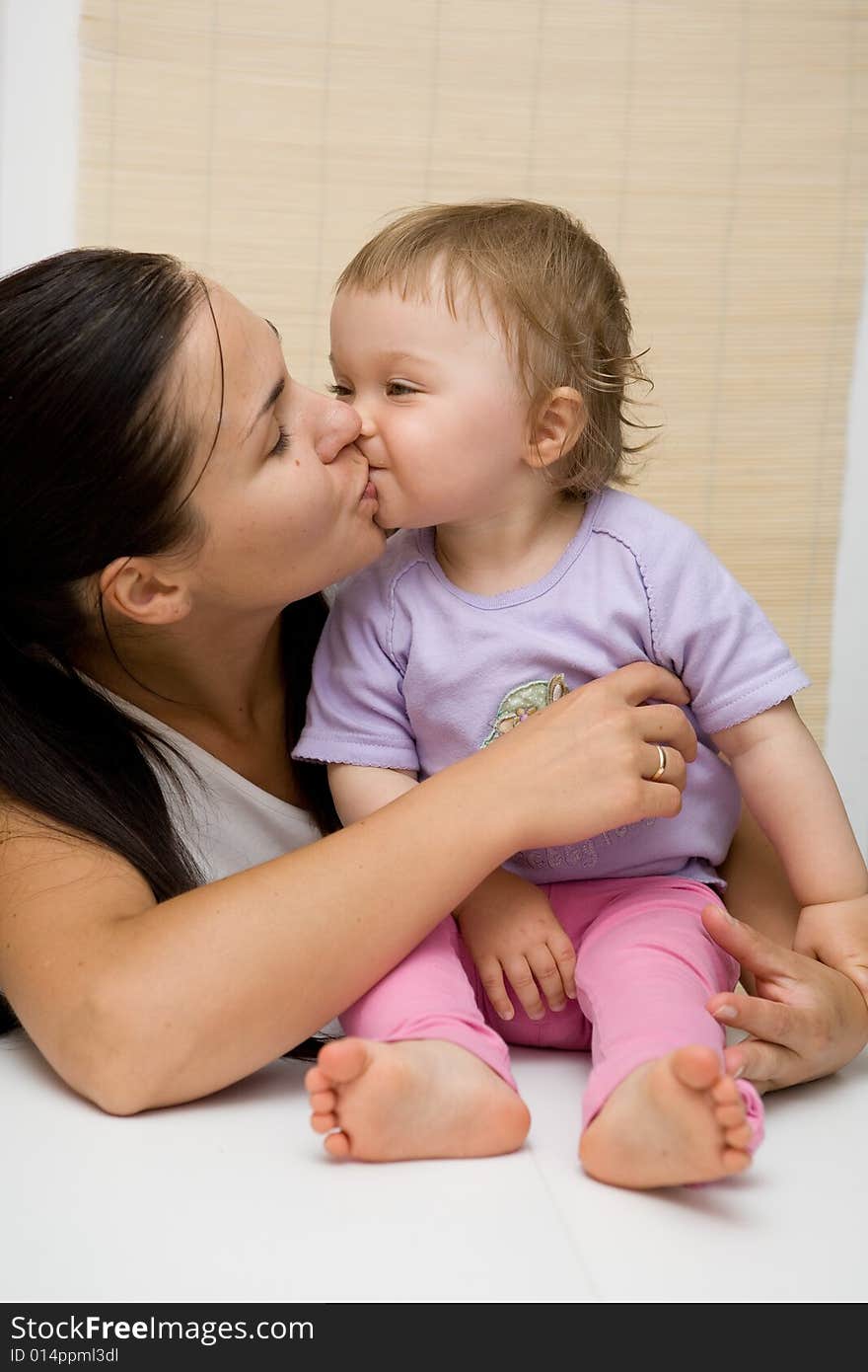 Mother and daughter happy together. Mother and daughter happy together