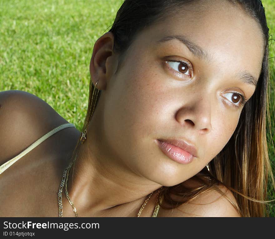 Headshot of a young female