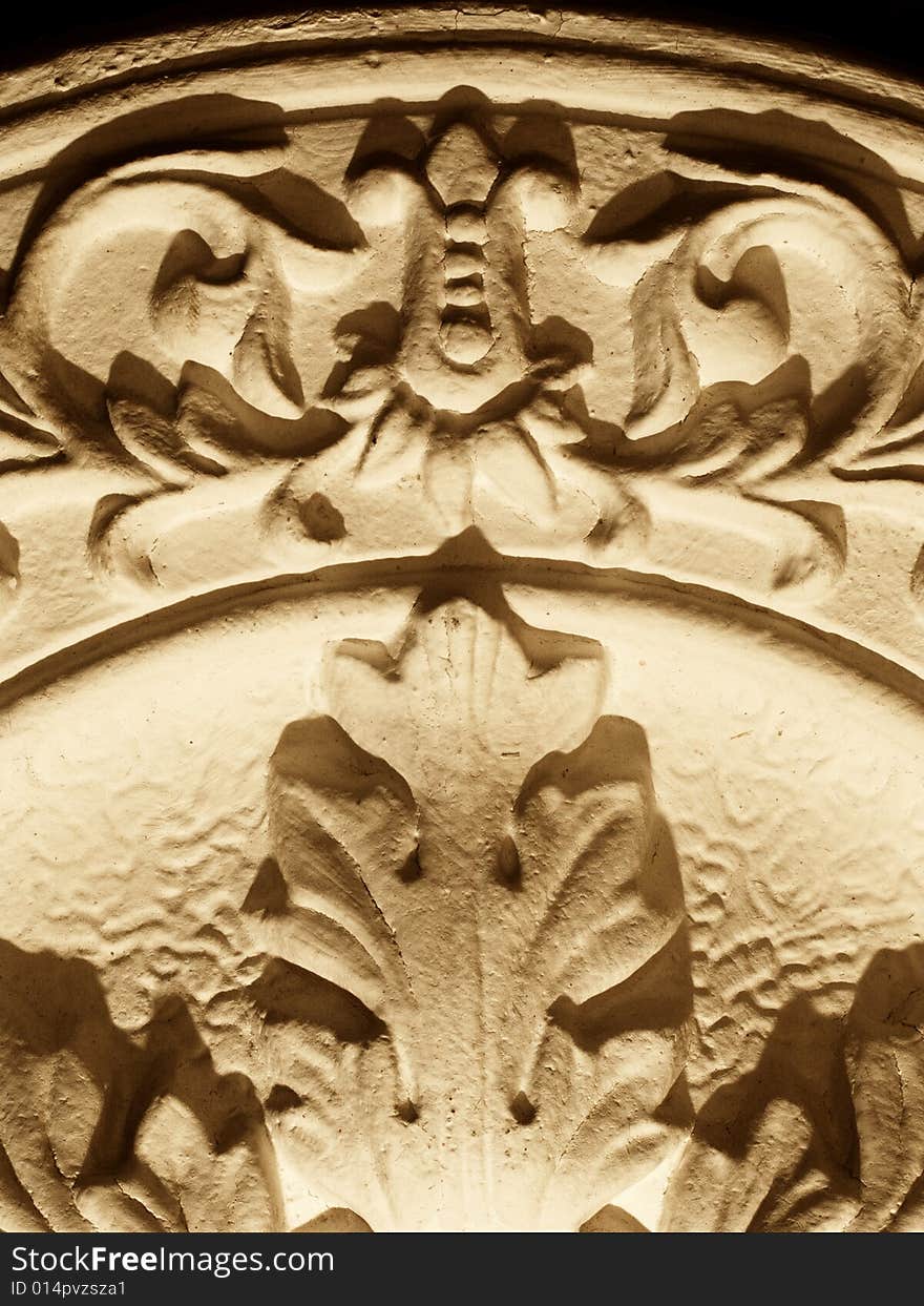 Picture of an Antique architechture decoration element