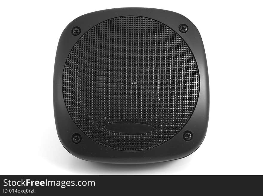 Car speaker closeup