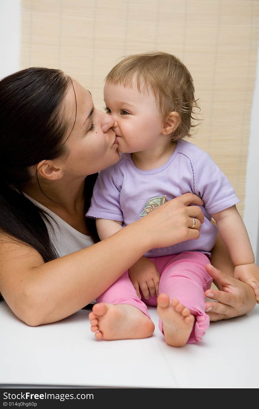 Mother and daughter happy together. Mother and daughter happy together