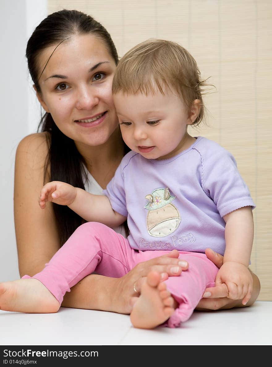 Mother and daughter happy together. Mother and daughter happy together