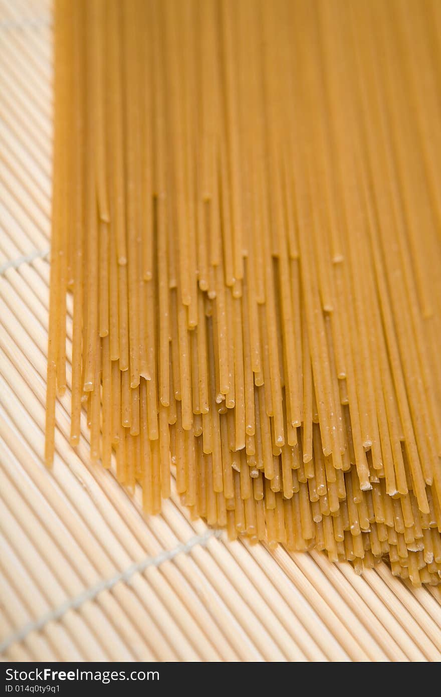 Colour pasta on bambus background. Colour pasta on bambus background