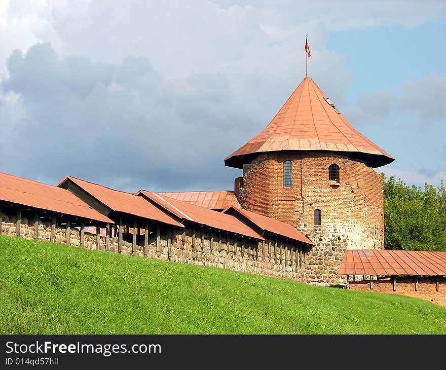 The historic castle in the old city of Kaunas, Lithuania. The historic castle in the old city of Kaunas, Lithuania.