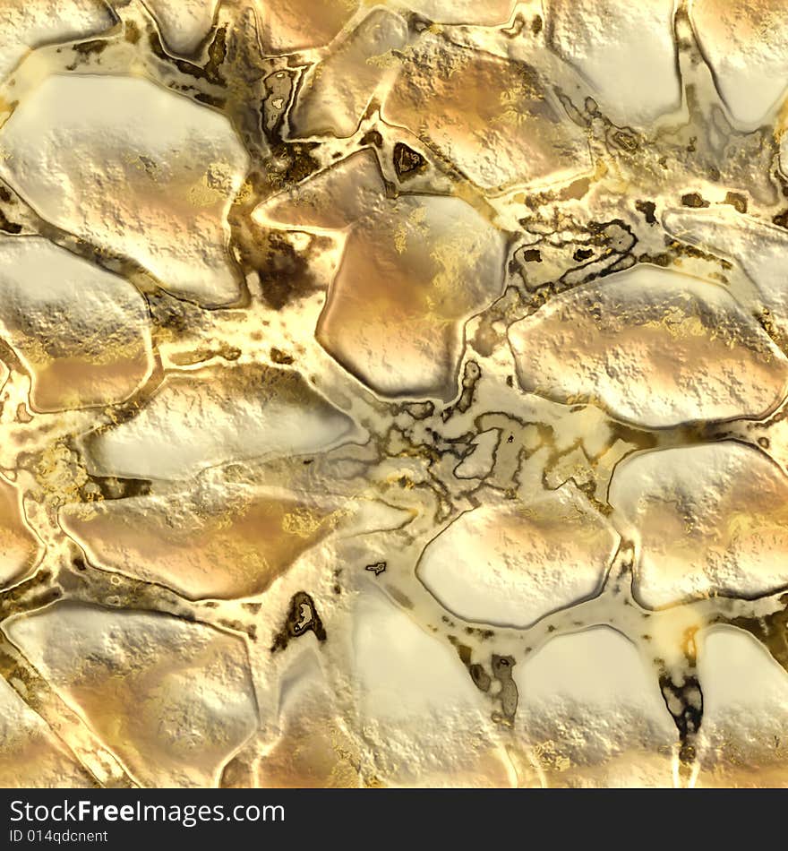 The gold nugges, suits for duplication of the background, illustration