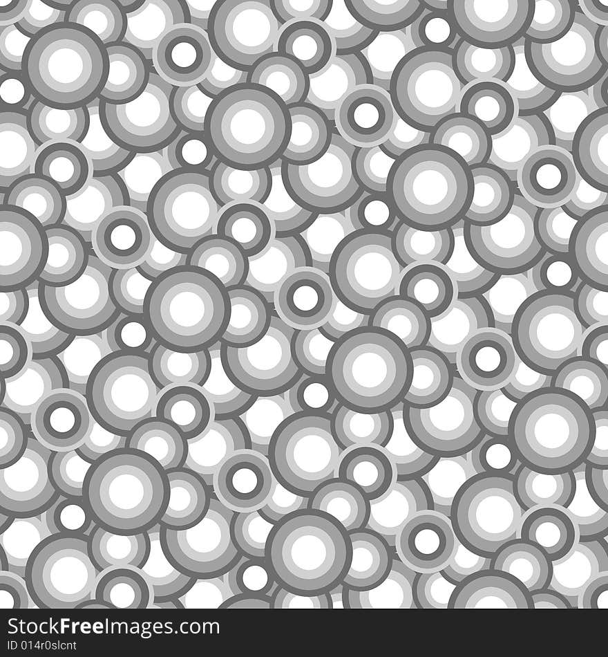 Seamless vector texture with grey balls. Seamless vector texture with grey balls