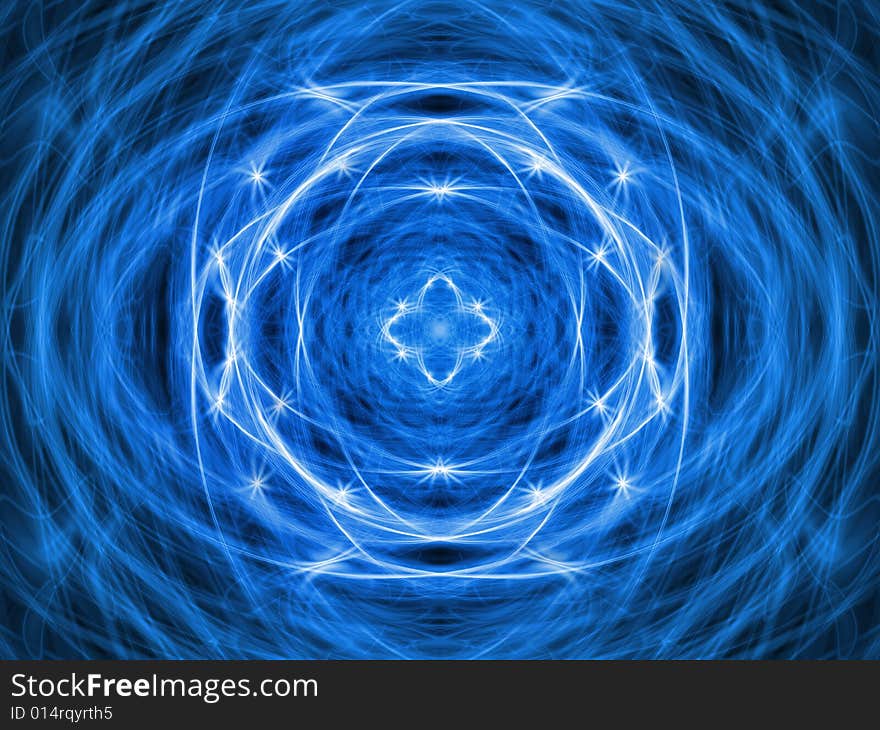 Blue abstract energy pattern background. Blue abstract energy pattern background