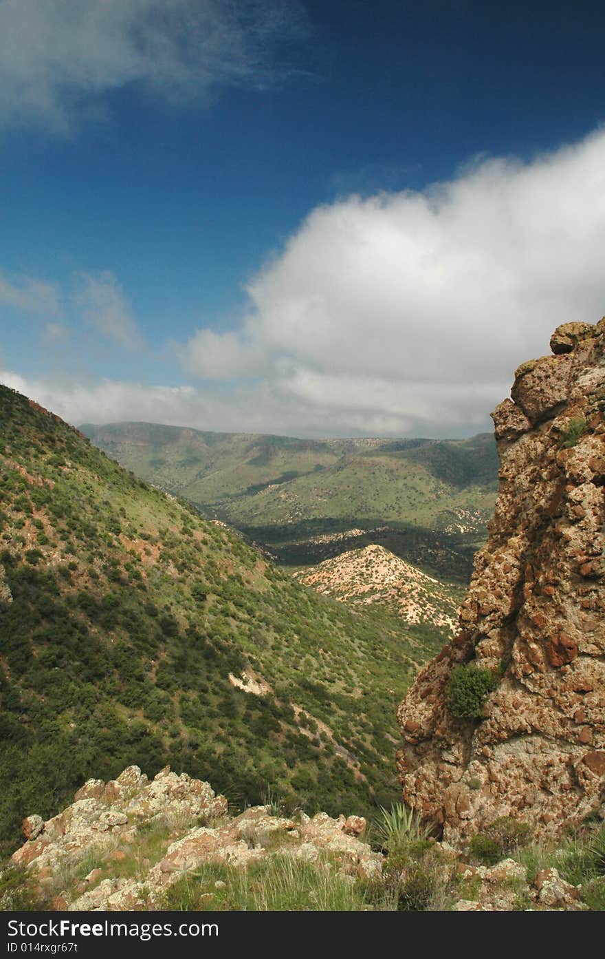 A view from one of the many peaks in the Peloncillo mountain range of New Mexico. A view from one of the many peaks in the Peloncillo mountain range of New Mexico.