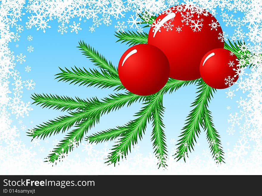 Vector illustration of Christmas Decoration