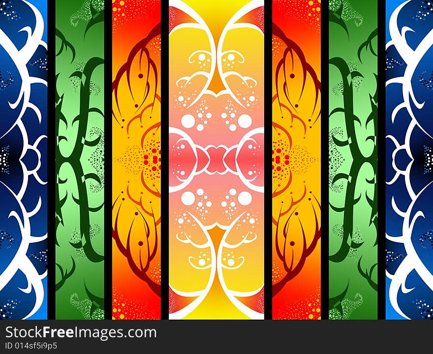 A beautiful and colorful background can be used for web sites and cards ans so on