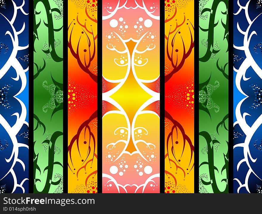 A beautiful and colorful background can be used for web sites and cards ans so on