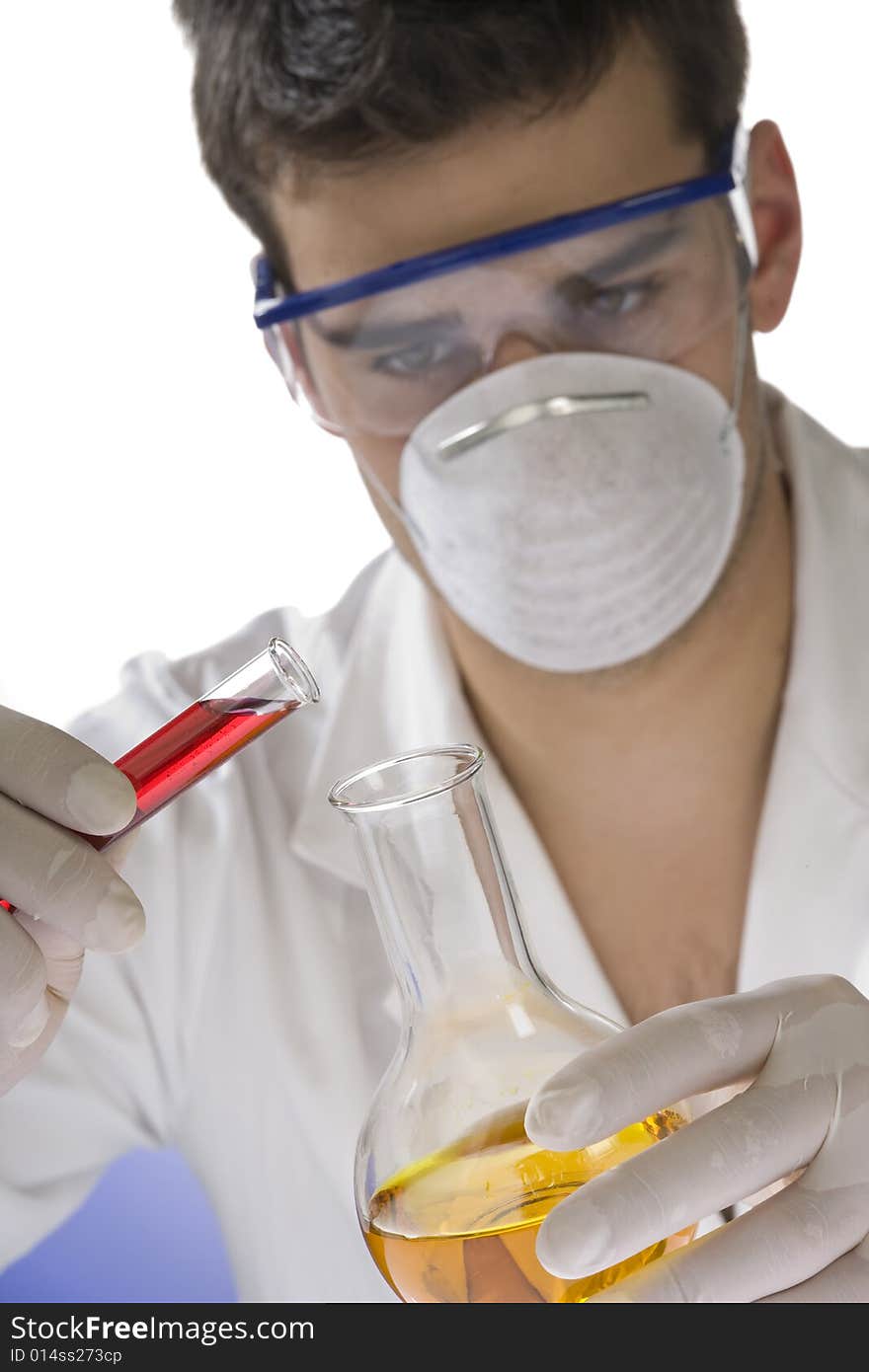 Scientist working in a laboratory