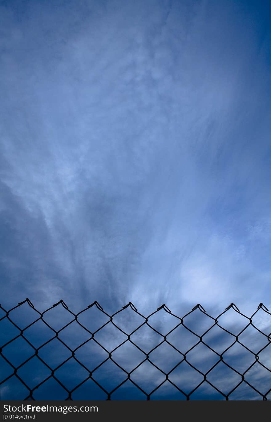 Beautiful blue sky with clouds. Beautiful blue sky with clouds