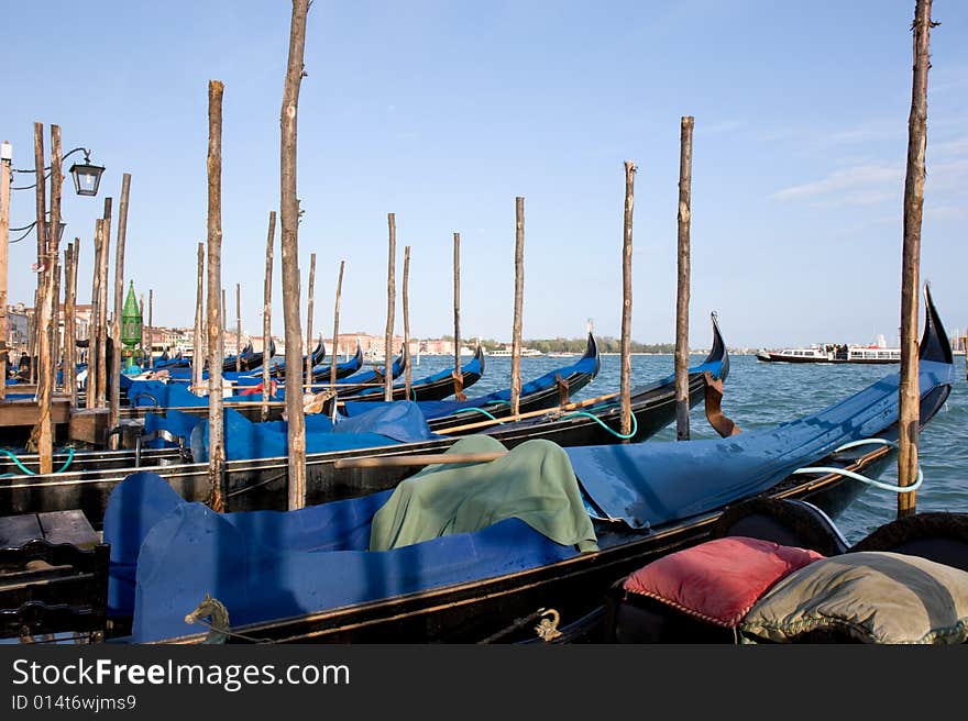 Gondolas, Venice, Italy