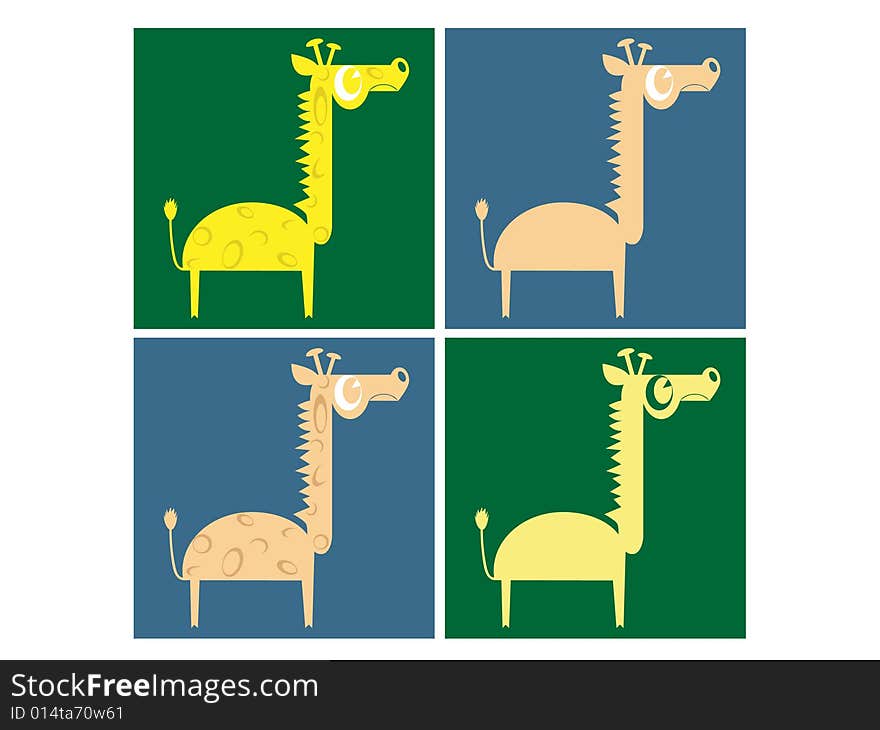 Nah drawn giraffe. Very cute!. Nah drawn giraffe. Very cute!