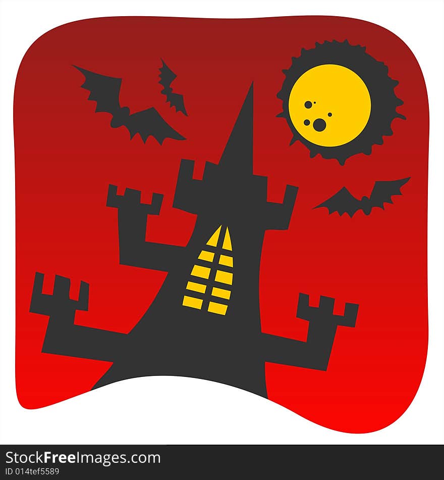 Halloween castle