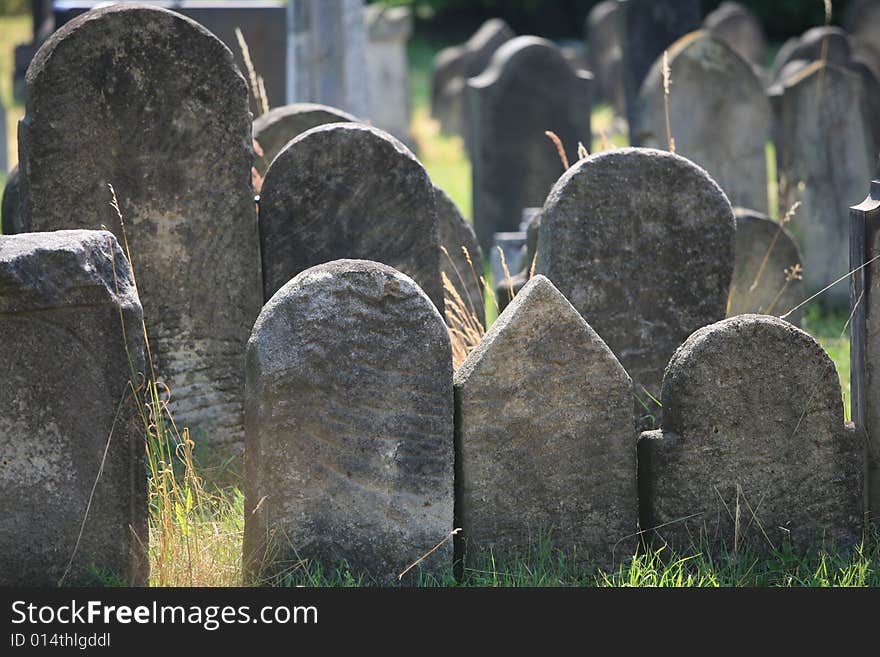 Old Jewish cemetery in Holesov