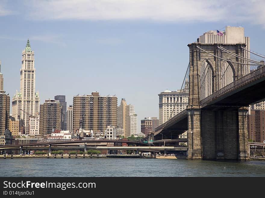 Brooklyn bridge, new york, usa