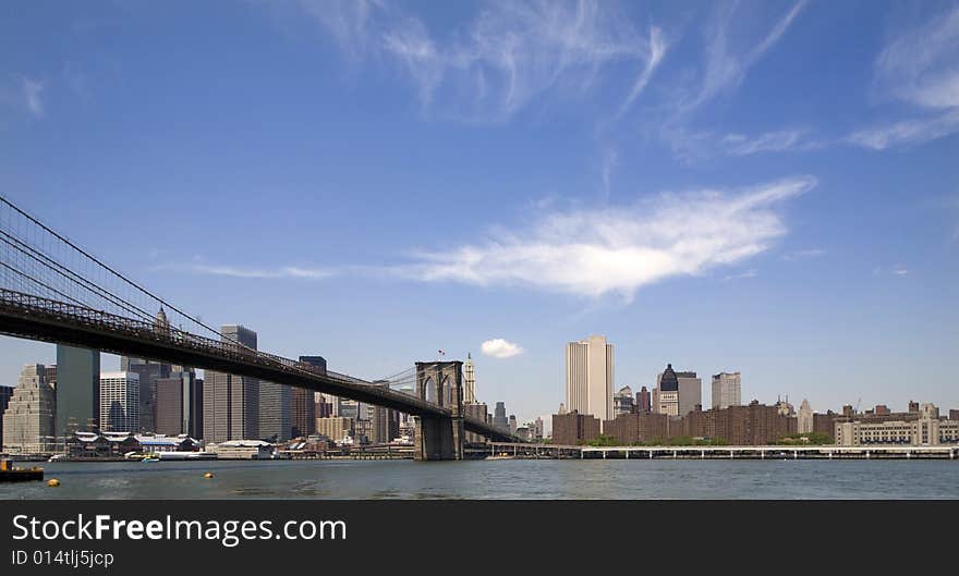 Brooklyn bridge, new york, usa