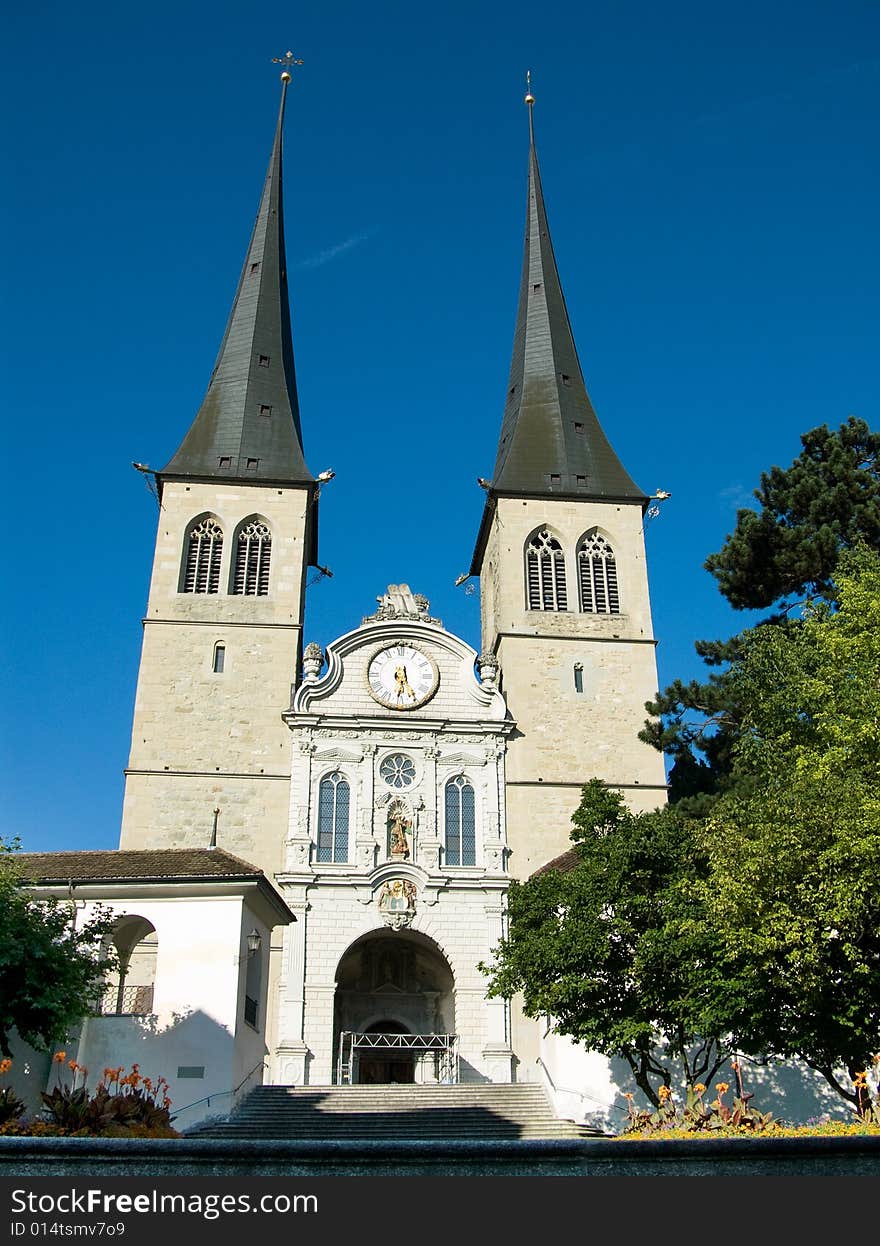 Hofkirche Lucerne, Switzerland